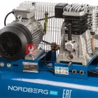  Компрессор поршневой с ременным приводом, объем 100 л NORDBERG ECO NCE100/520 (3)