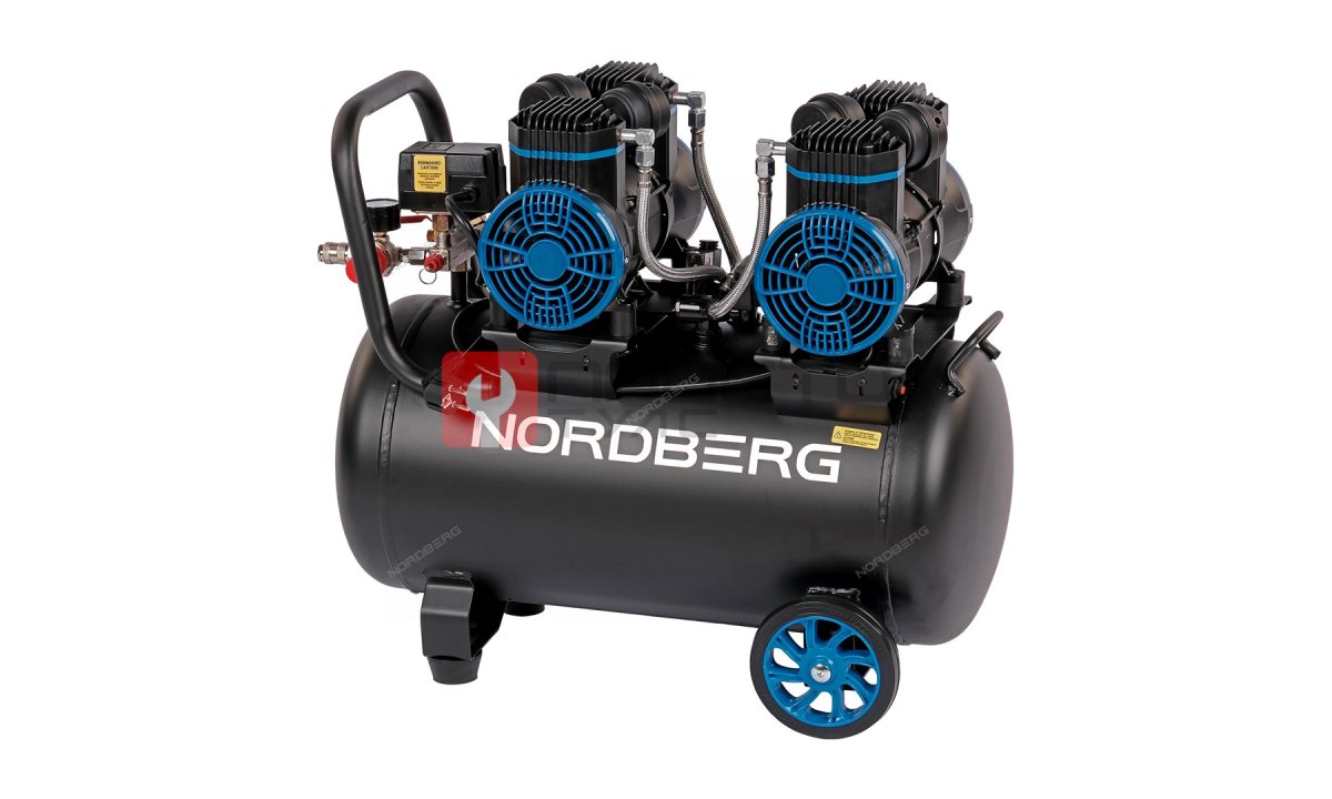  Компрессор безмасляный 220В, ресив. 50л, 500 л/мин NORDBERG NCEO50/500 (0)