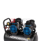  Компрессор безмасляный 220В, ресив. 50л, 500 л/мин NORDBERG NCEO50/500 (7)