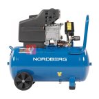  Компрессор поршневой 220 В, ресивер 50 л, 240 л/мин NORDBERG NCE50/241 (2)