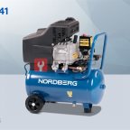  Компрессор поршневой, 220 В, ресивер 24 л, 240 л/мин NORDBERG NCE25/241 мни (1)