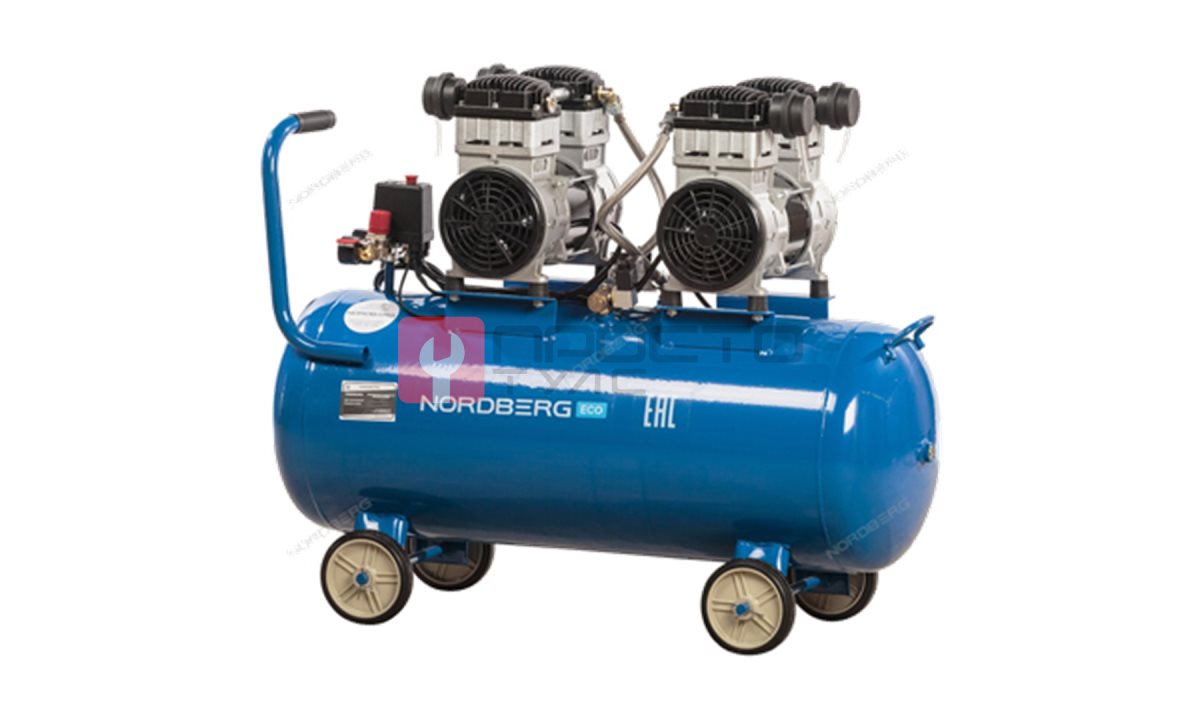  Компрессор поршневой безмасляный, объем 100 л NORDBERG ECO NCEO100/400 (0)