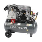  Компрессор поршневой с ременной передачей 220В, ресив. 50л, 420л/мин NORDBERG NCP50/420A (8)