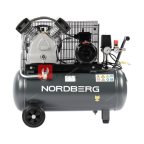  Компрессор поршневой с ременной передачей 380В, ресив. 50л, 420л/мин NORDBERG NCP50/420 (7)