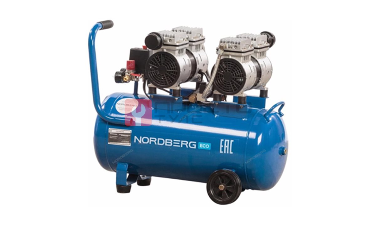  Компрессор поршневой безмасляный, объем 50 л NORDBERG ECO NCEO50/210 (0)