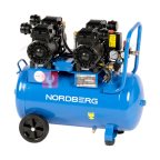  Компрессор безмасляный 220В, ресив. 50л, 440л/мин NORDBERG NCEO50/440 (4)