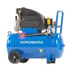  Компрессор поршневой 220В, ресив. 50л, 240л/мин NORDBERG NCE50/240 мни (0)