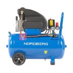  Компрессор поршневой 220В, ресив. 50л, 240л/мин NORDBERG NCE50/240 мни (1)
