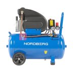  Компрессор поршневой 220В, ресив. 50л, 240л/мин NORDBERG NCE50/240 (2)
