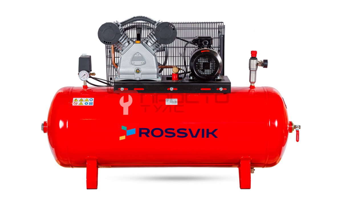  Компрессор поршневой ROSSVIK СБ4/Ф-270.LB50, 690л/мин, 10бар, ресивер 270л, 380В/4кВт (0)