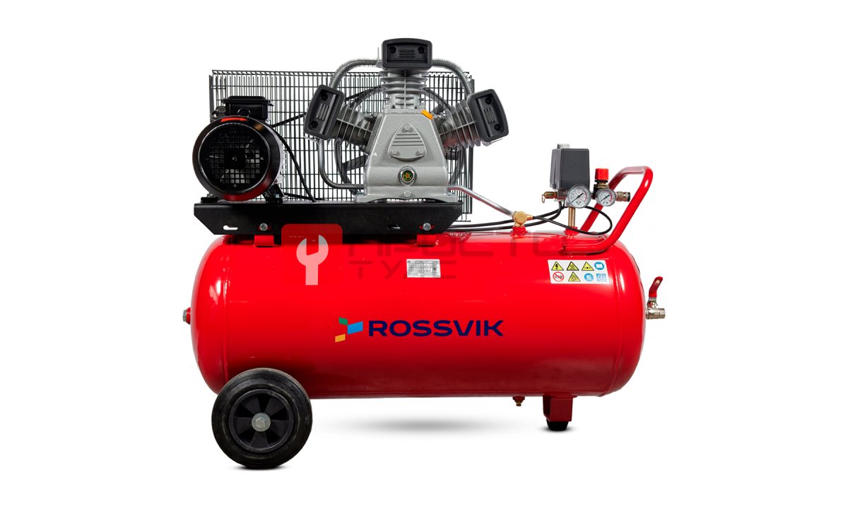  Компрессор поршневой ROSSVIK СБ4/С-100.LB40, 580л/мин, 10бар, ресивер 100л, 380В/3кВт (0)
