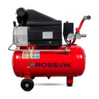 Компрессор ROSSVIK СБ4/С-24.J1047В, 200 л/мин, 8 бар, ресивер 24 л, 220 В/1,5 кВт, красный фото