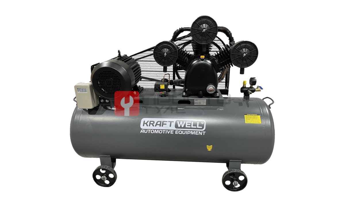  KraftWell KRW-AC950-300L Компрессор поршневой 950 л/мин, 10 бар, 300 л, 380В (0)