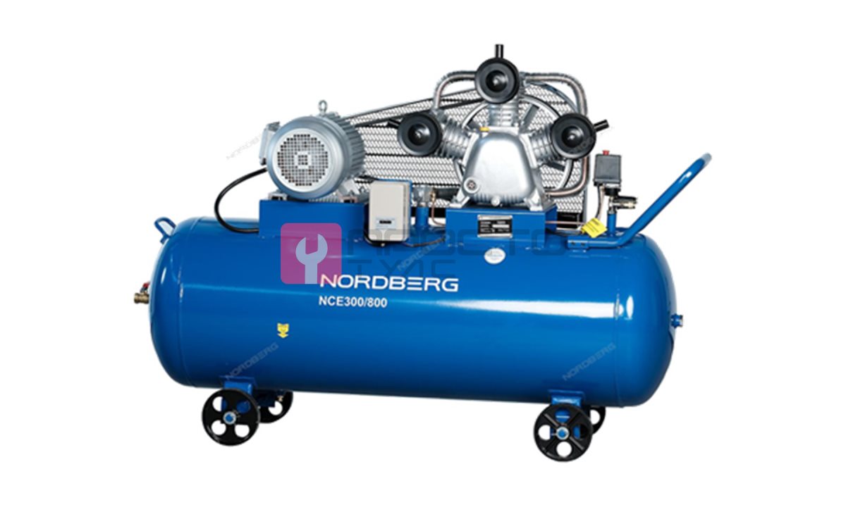  NORDBERG КОМПРЕССОР NCE300/800 3-х поршн., ременной, чугунная головка, 380В, ресив. 300л, 800л/мин (0)
