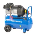  Компрессор поршневой V-образный 220В, ресив. 50л, 360л/мин NORDBERG NCE50/360V мни (1)