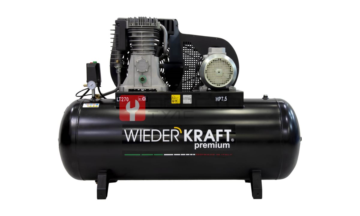  WDK-92779 Компрессор поршневой, 798 л/мин, 5.5 кВт, 380 В, ресивер 270 л (0)