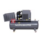  Компрессор винтовой, 5,5 кВт, 10 бар, 660 л/мин, ресивер 230 л, IP54 NORDBERG NCF7,5R (2)
