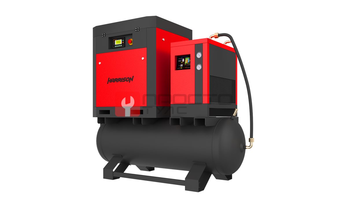 HRS-953600TD5 Винтовой компрессор с ресивером и осушителем Harrison: 3600 л/мин; 8 бар; 22 кВт (1)