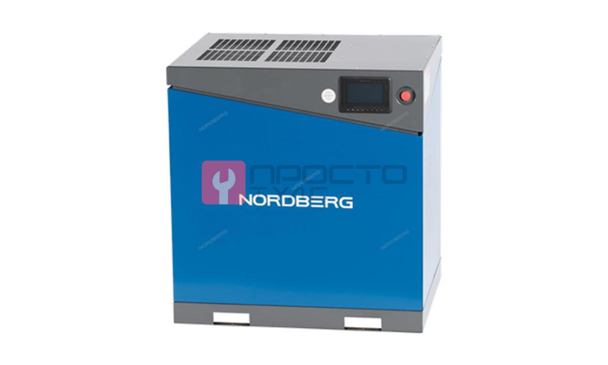  Компрессор винтовой, 22кВт, 15Бар, 2600л/мин, без ресивера NORDBERG NCA20R (0)