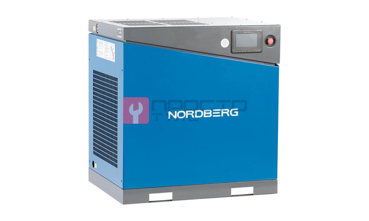  Компрессор винтовой, 22 кВт, 15 бар, 2200 л/мин, без ресивера NORDBERG NCA30 (1)