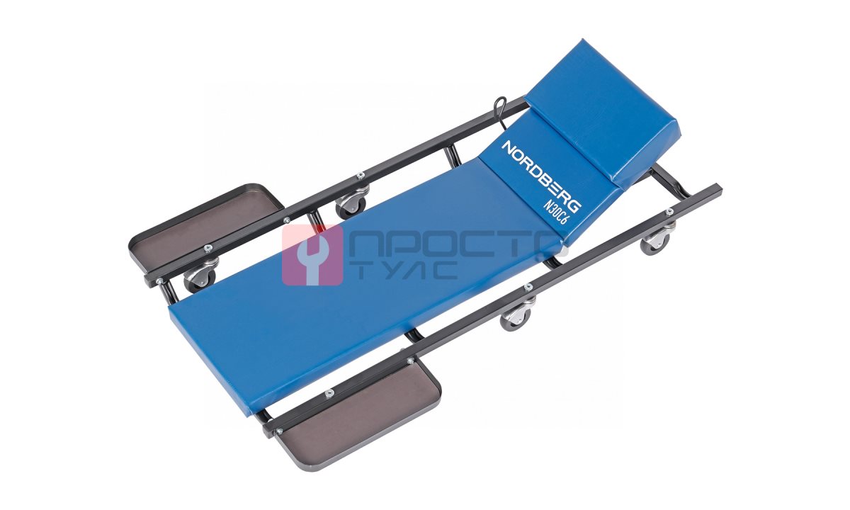 Лежак подкатной с подъемным подголовником и магнитными лотками NORDBERG N30C6 (1)