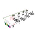  HPMCO-04 Автоматизированная стационарная cистема раздачи и учета масла, на 4 рабочих мест (4)