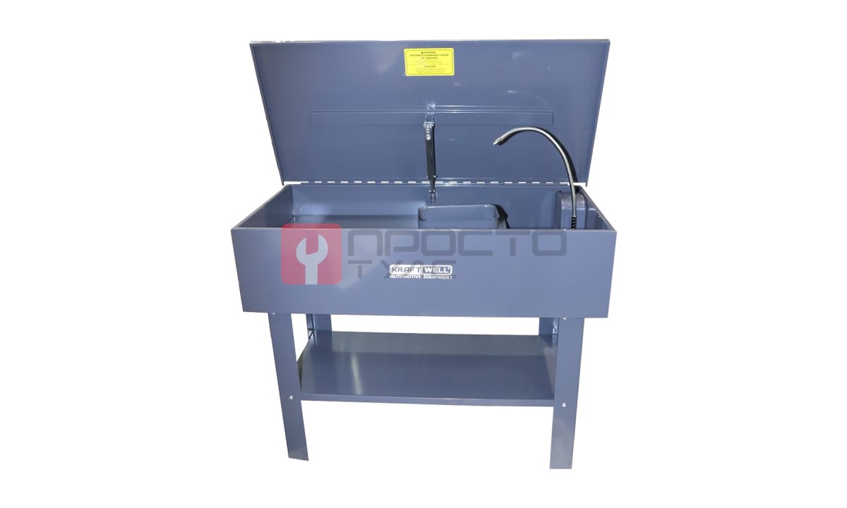  KraftWell KRW-PW150 Установка для мойки деталей напольная электрическая, 150 л (0)