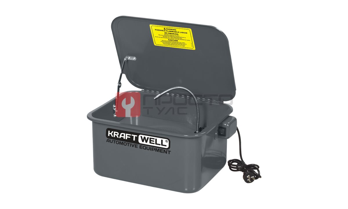  KraftWell KRW-PW19 Установка для мойки деталей настольная электрическая, 19 л (0)