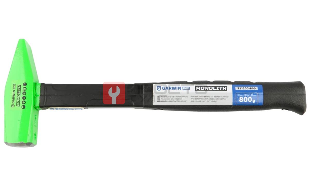  GARWIN INDUSTRIAL 711200-800 Молоток с обрезиненной рукояткой, серия MONOLITH, 800 г (0)