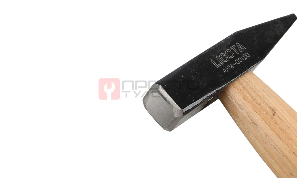  Licota AHM-00100 Молоток с ручкой из дерева гикори 100 г (1)