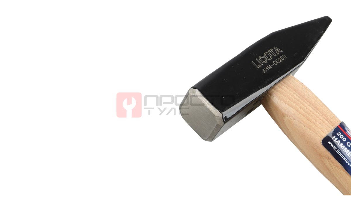  Licota AHM-00200 Молоток с ручкой из дерева гикори 200 г (1)