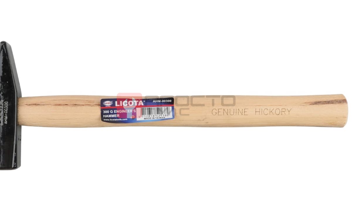  Licota AHM-00300 Молоток с ручкой из дерева гикори 300 г (0)