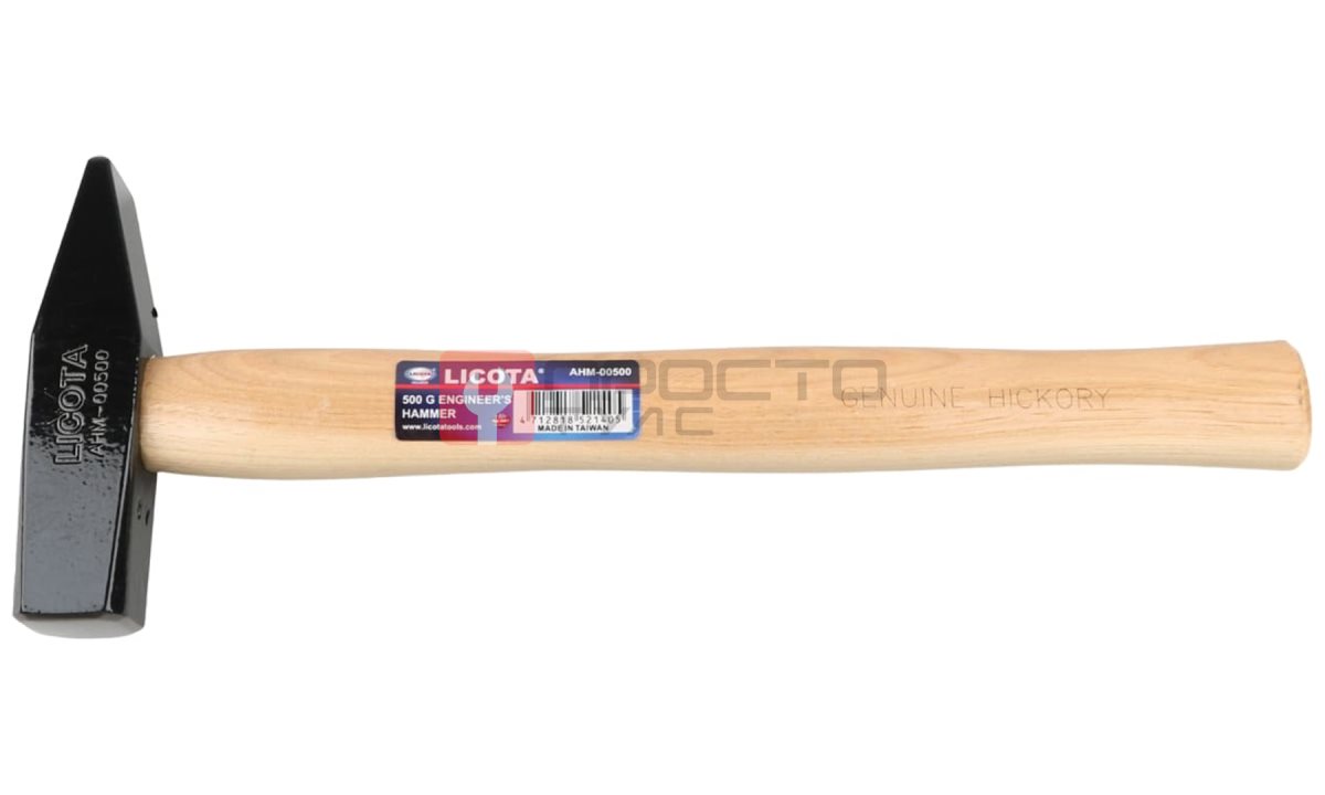  Licota AHM-00500 Молоток с ручкой из дерева гикори 500 г (0)
