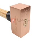  GARWIN PRO GHT-HW1500C Молоток медный с деревянной рукояткой, 1500 г (2)