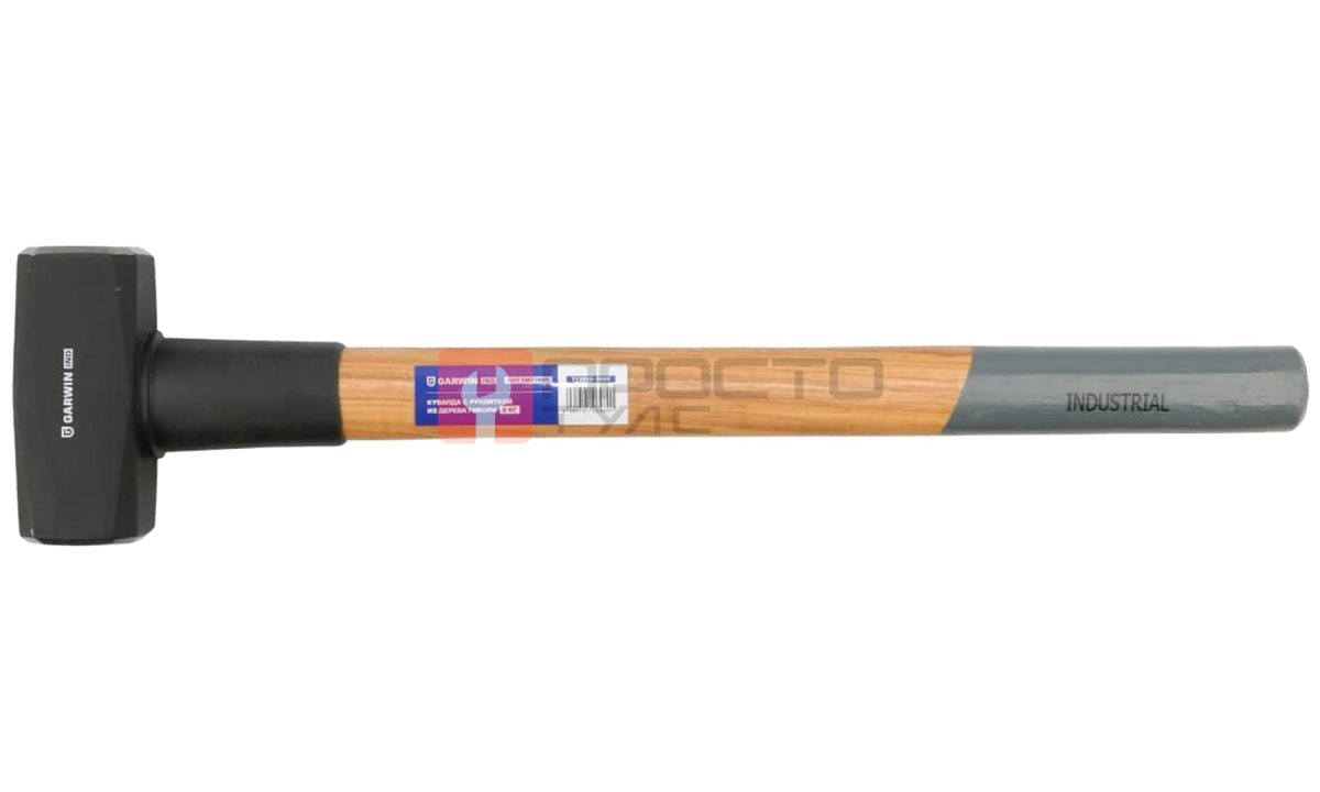  GARWIN INDUSTRIAL GHT-SW03000 Кувалда Garwin INDUSTRIAL с рукояткой из дерева гикори, 3 кг (0)
