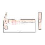  GARWIN INDUSTRIAL GSS-WD600 Молоток каменщика искробезопасный 600гр. мни (1)