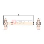  GARWIN INDUSTRIAL GSS-WG0340 Молоток с закругленным бойком искробезопасный 340гр., фиберглассовая ручка мни (1)
