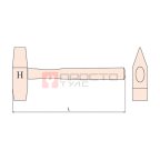  GARWIN INDUSTRIAL GSS-WH600 Молоток кузнечный искробезопасный 600гр. мни (1)