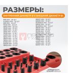  WDK-214042 Набор уплотнительных колец резиновых, черные, 419 шт. (9)
