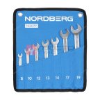  Набор ключей комбинированных 7 шт, планшет тетрон NORDBERG 10207P мни (0)