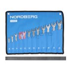  Набор ключей комбинированных 12 шт, планшет тетрон NORDBERG 10212P (4)