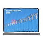  Набор ключей комбинированных 14 шт, планшет тетрон NORDBERG 10214P (5)