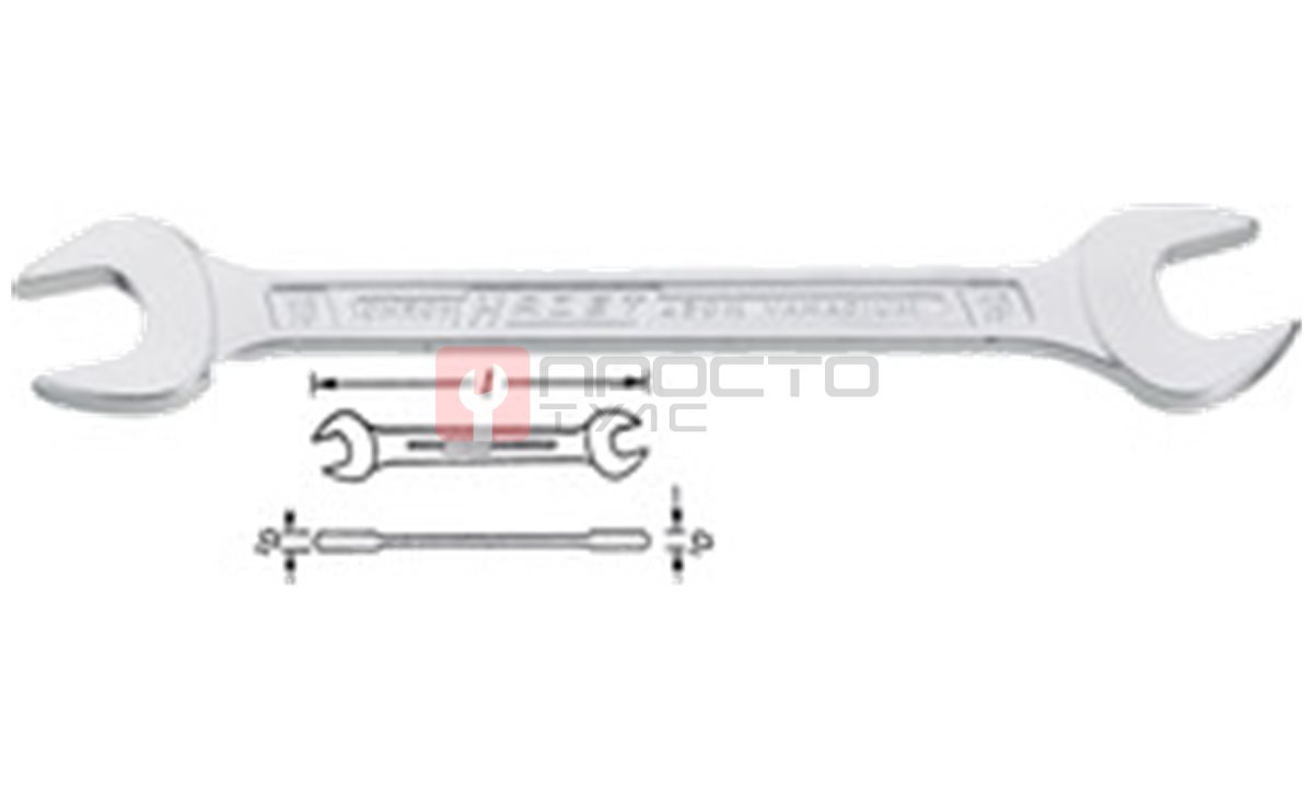  Ключ рожковый 10x13 мм HAZET 450N-10х13 (0)