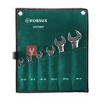  WST0827 Набор ключей рожковых ROSSVIK 8-27мм, 6шт мни (0)