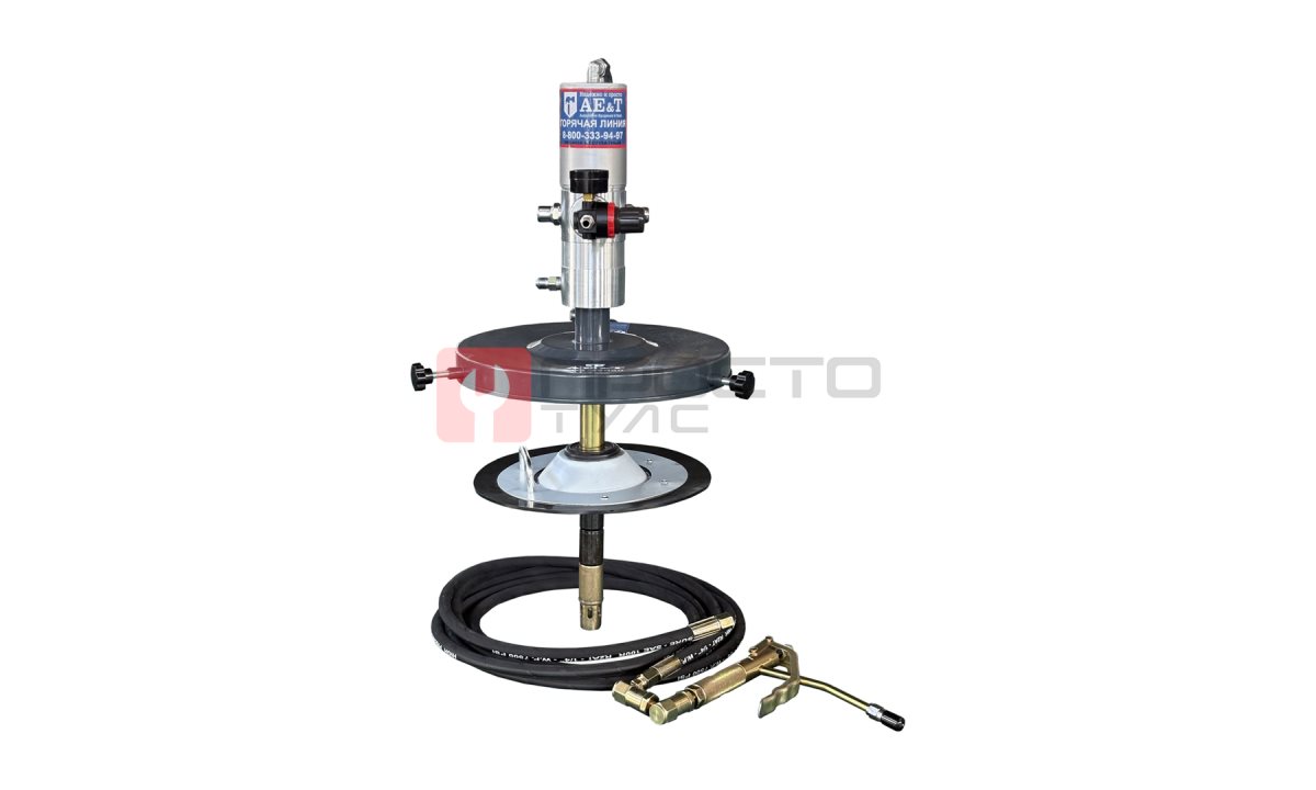  Нагнетатель густой смазки HG-77020 пневматический из бочки 20л AE&T (0)
