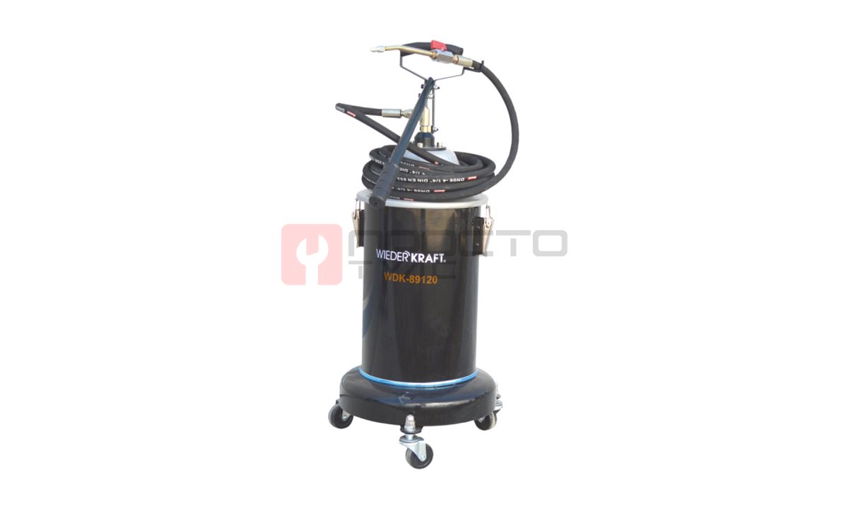  WDK-89120 (WDK-89625) Ручной нагнетатель консистентной смазки, солидолонагнетатель. Ёмкость бака 13 л (0)