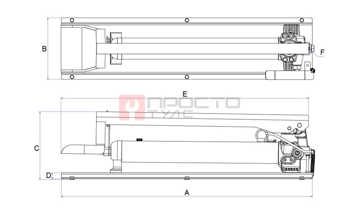  GARWIN INDUSTRIAL 811013-700-0700 Насос ножной гидравлический 700 бар; 0,7 л (1)