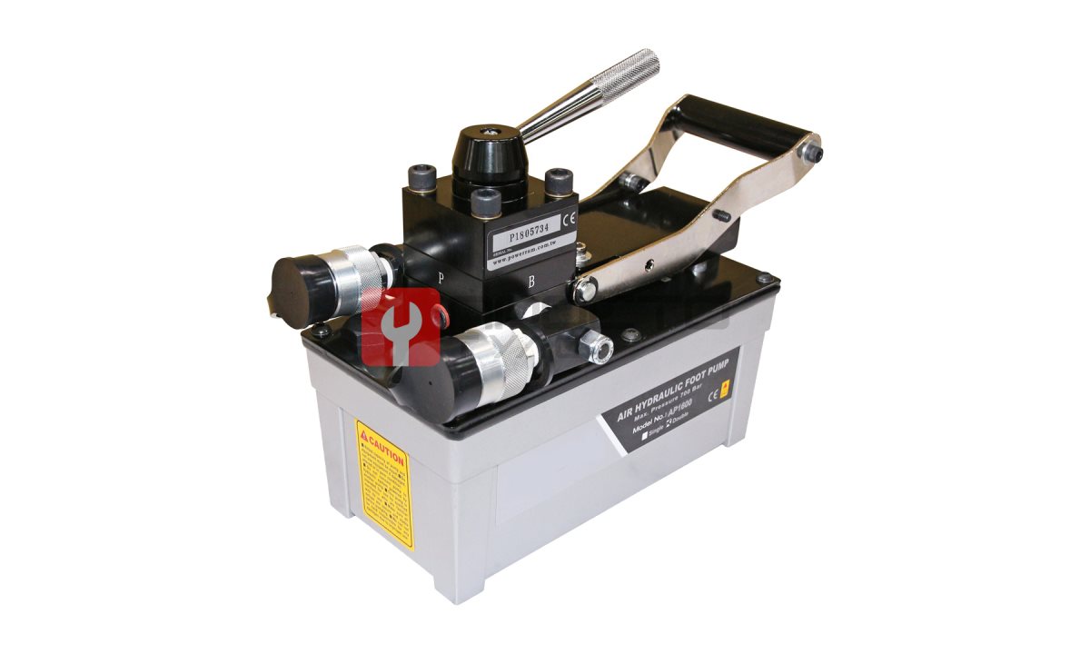  GARWIN INDUSTRIAL 811013-700-1600-2-P Насос ножной гидравлический с пневматическим приводом для двухполостного инструмента 700 бар; 1,6 л (0)