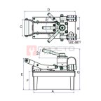  GARWIN INDUSTRIAL 811013-700-3000-2-P Насос ножной гидравлический с пневматическим приводом для двухполостного инструмента 700 бар; 3 л мни (1)