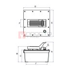  GARWIN INDUSTRIAL 811013-700-8000-P Насос ножной гидравлический с пневматическим приводом 700 бар; 8 л мни (1)